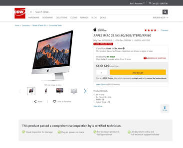 CDW Premium Support Landing Page Picture